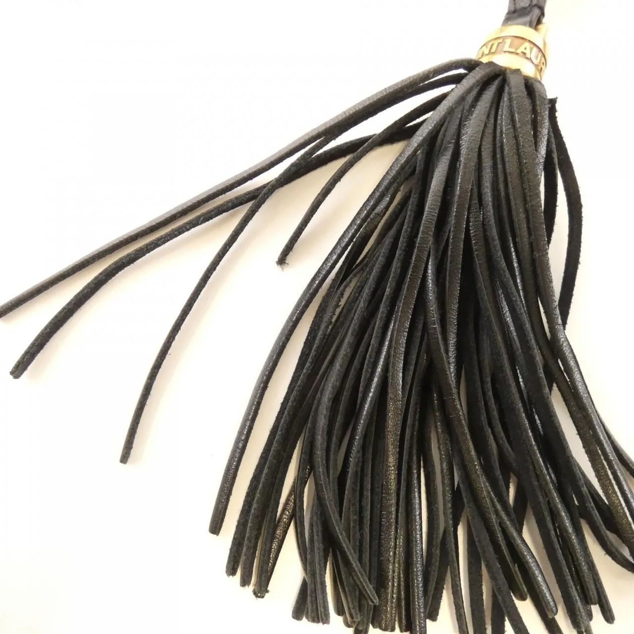 SAINT LAURENT 520534 DV707 Shoulder Leather 黑色 皮革 中古品B - 縮圖 5