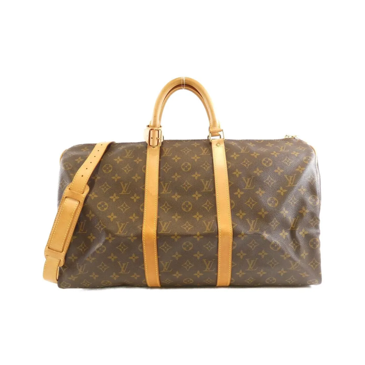 LOUIS VUITTON Keepall M41416 Boston Monogram Black