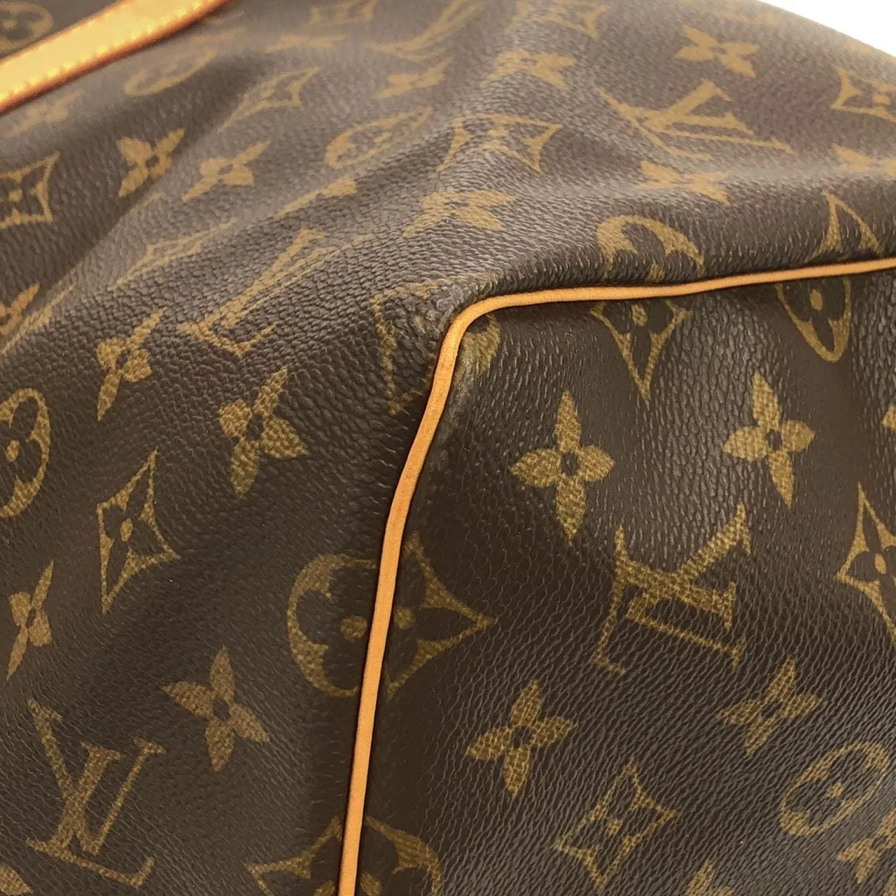 LOUIS VUITTON Keepall M41424 Boston Monogram 黑色 Monogram 中古品A - 縮圖 2