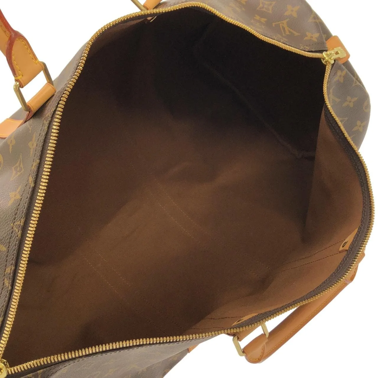 LOUIS VUITTON Keepall M41424 Boston Monogram 黑色 Monogram 中古品A - 縮圖 5