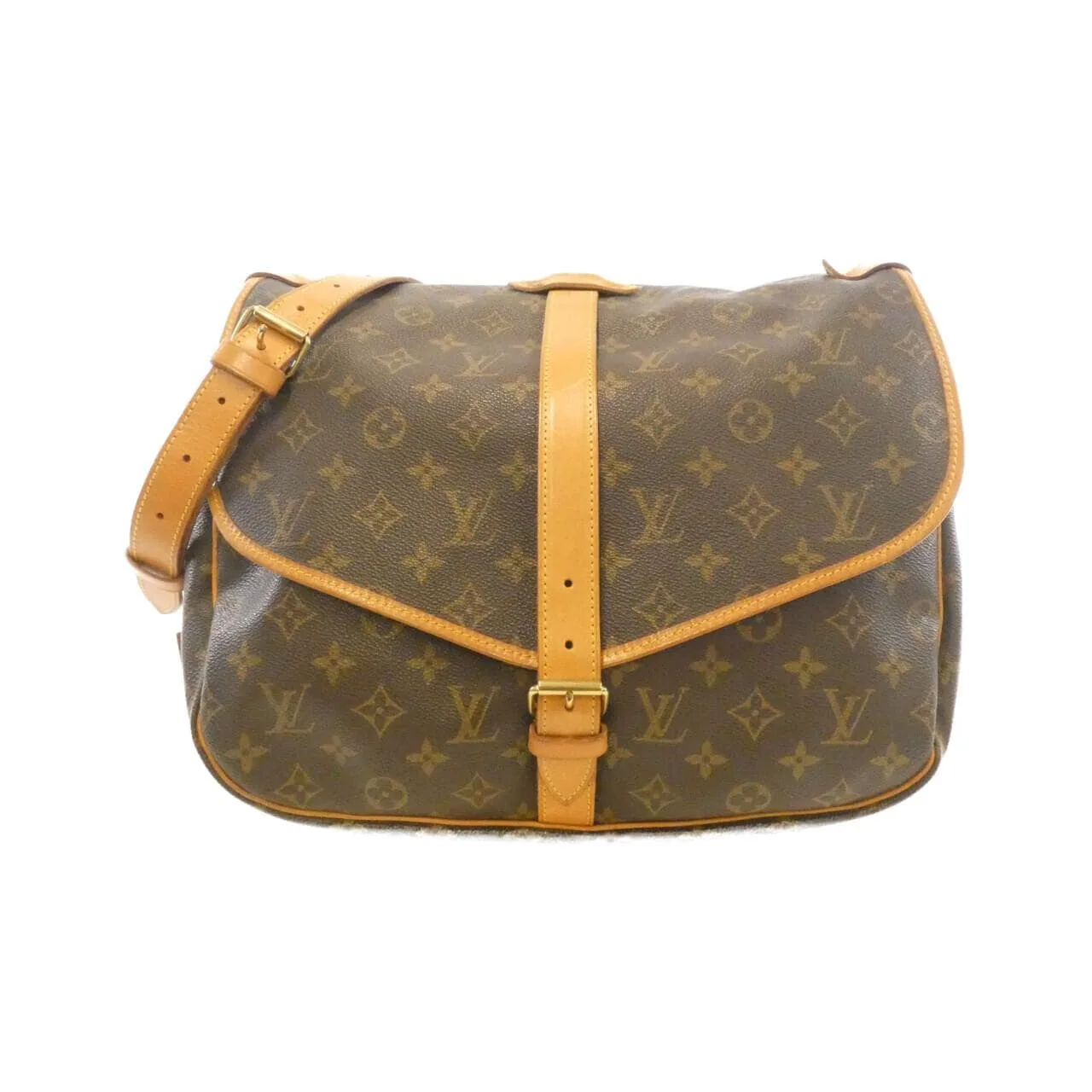 LOUIS VUITTON Saumur M42254 Shoulder Monogram