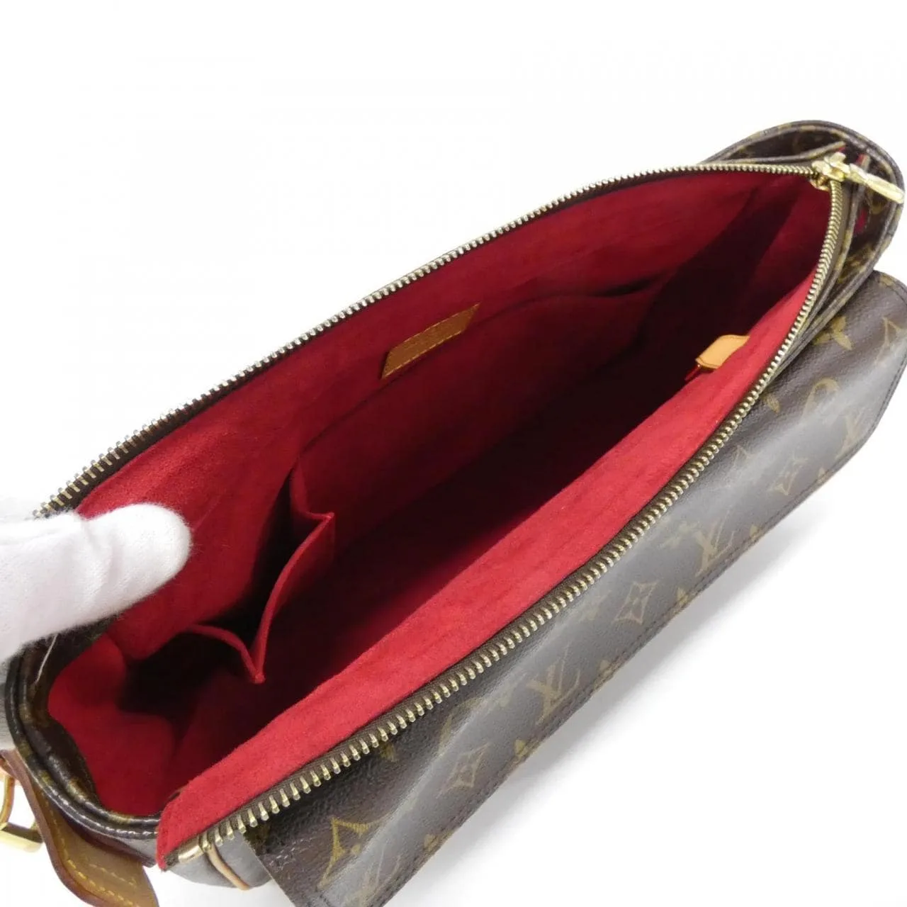 LOUIS VUITTON Viva Cité M51163 Shoulder Monogram 黑色 Monogram 中古品A - 縮圖 6