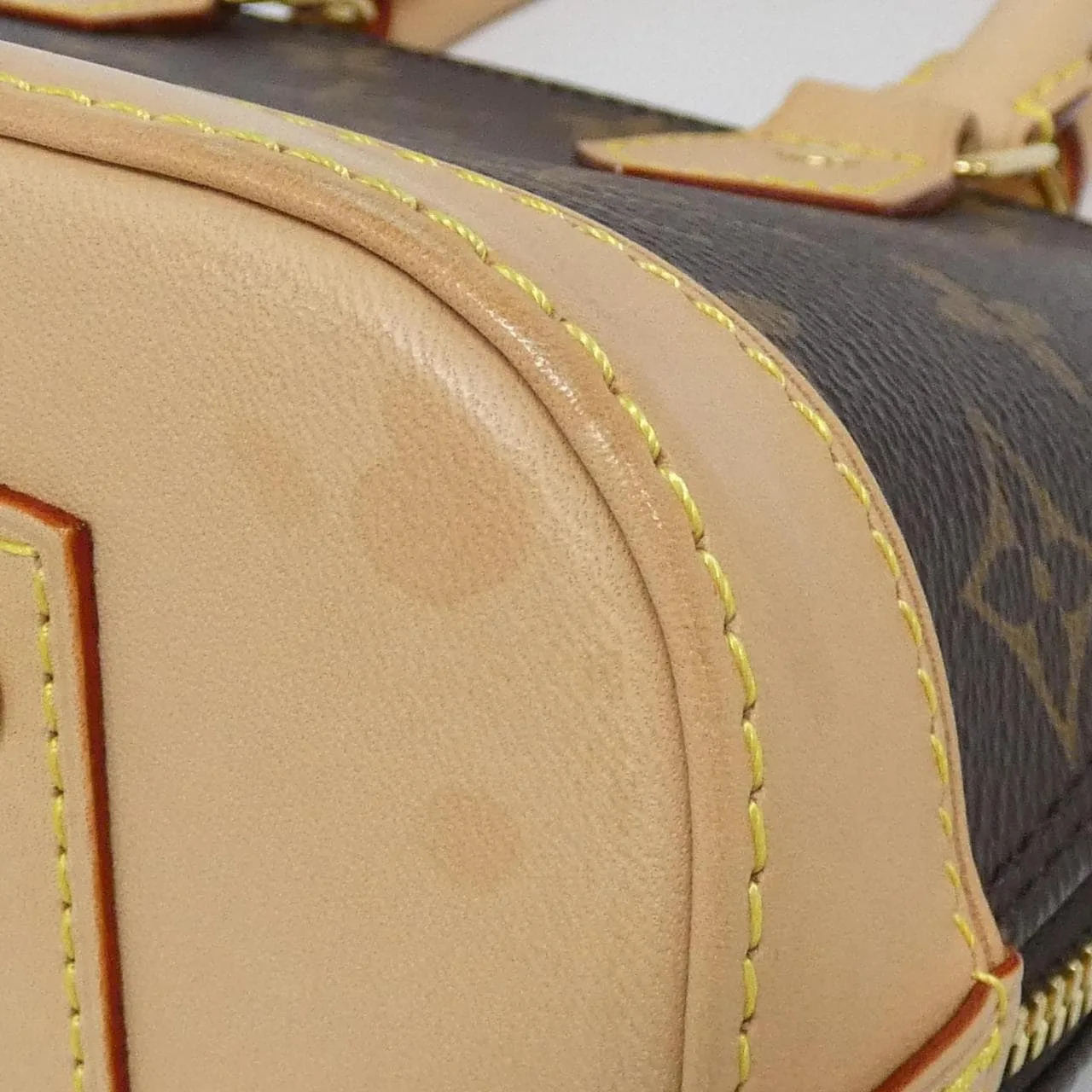 LOUIS VUITTON Alma M46990 Handbag Monogram 黑色 Monogram 中古品A - 縮圖 2