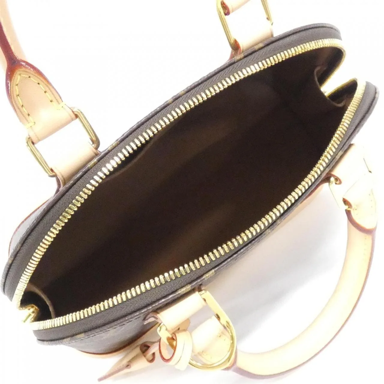 LOUIS VUITTON Alma M46990 Handbag Monogram 黑色 Monogram 中古品A - 縮圖 6