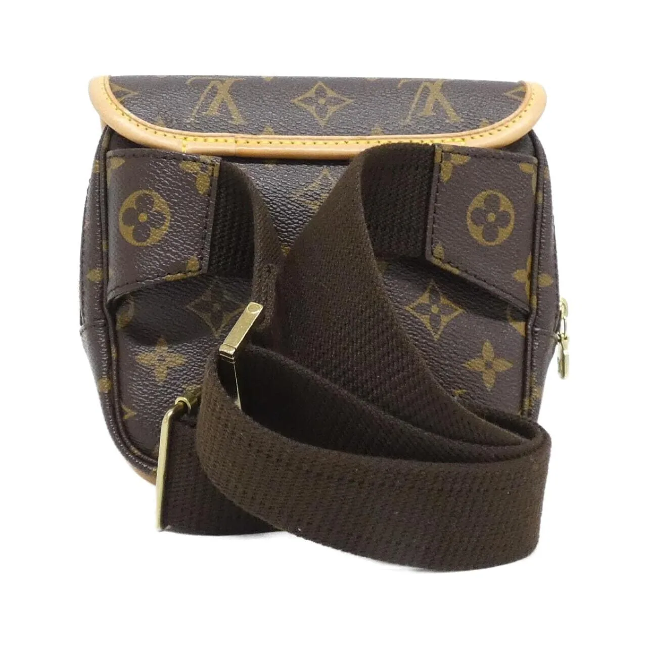 LOUIS VUITTON Bum Bag M40108 Shoulder Monogram 黑色 Monogram 中古品A - 縮圖 2