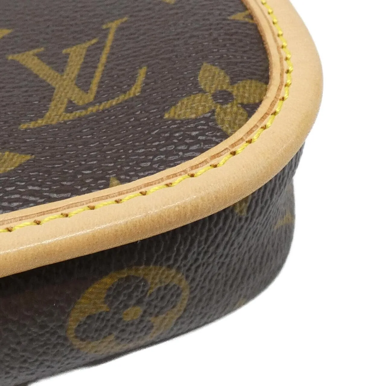 LOUIS VUITTON Bum Bag M40108 Shoulder Monogram 黑色 Monogram 中古品A - 縮圖 3