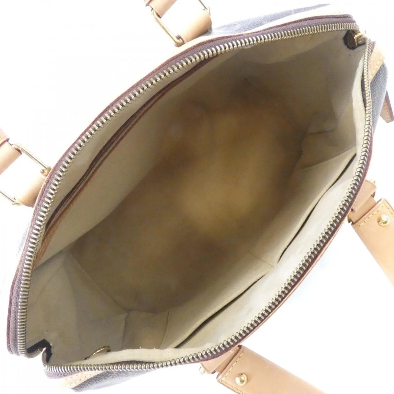 LOUIS VUITTON M40325 Handbag Monogram 黑色 Monogram 中古品B - 縮圖 8