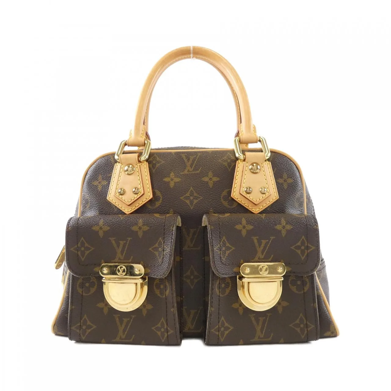 LOUIS VUITTON M40026 Handbag Monogram Black