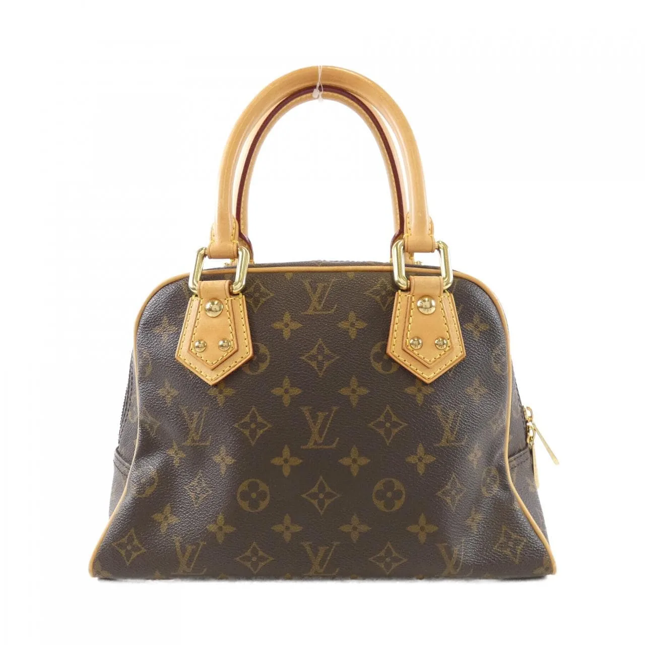 LOUIS VUITTON M40026 Handbag Monogram 黑色 Monogram 中古品A - 縮圖 2