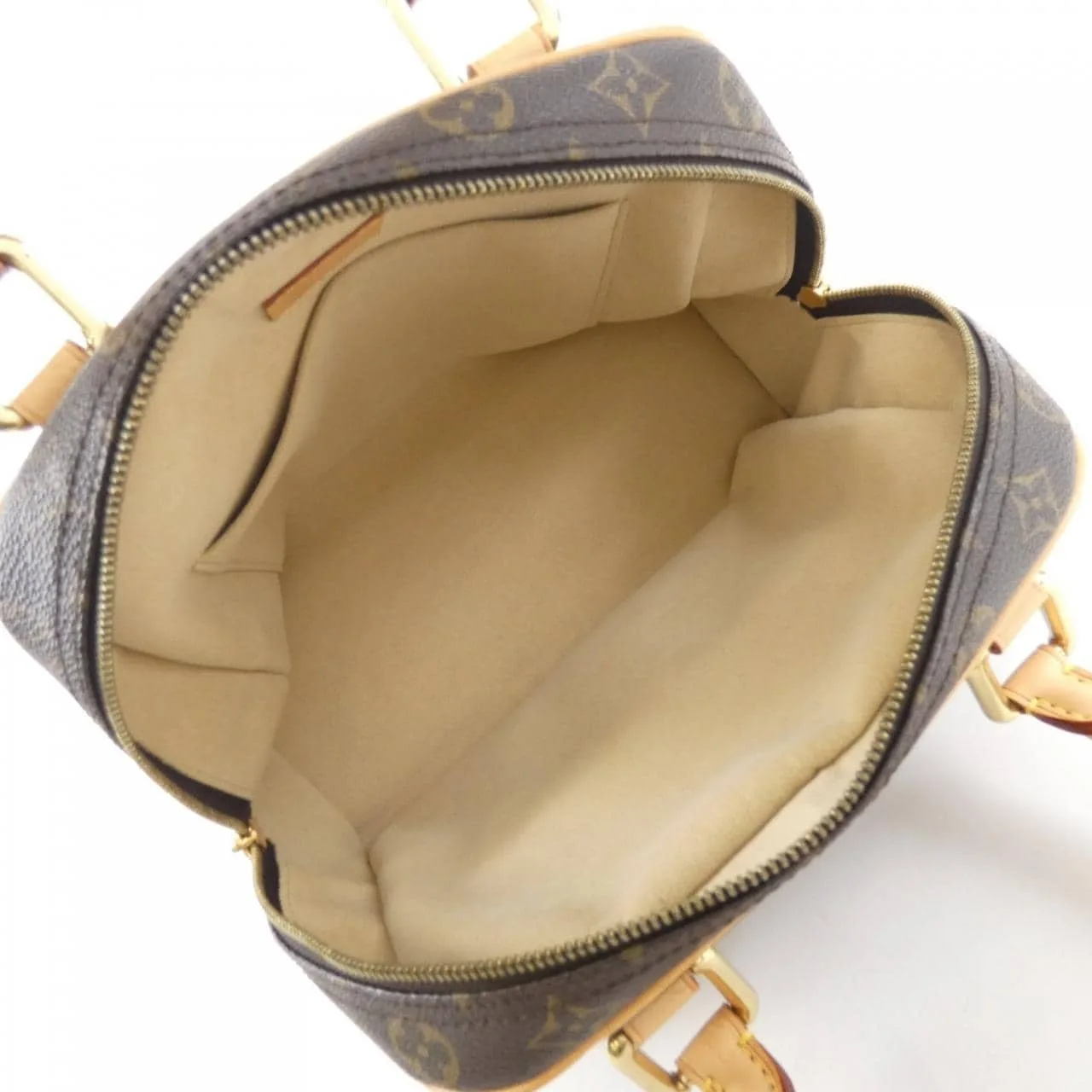 LOUIS VUITTON M40026 Handbag Monogram 黑色 Monogram 中古品A - 縮圖 9