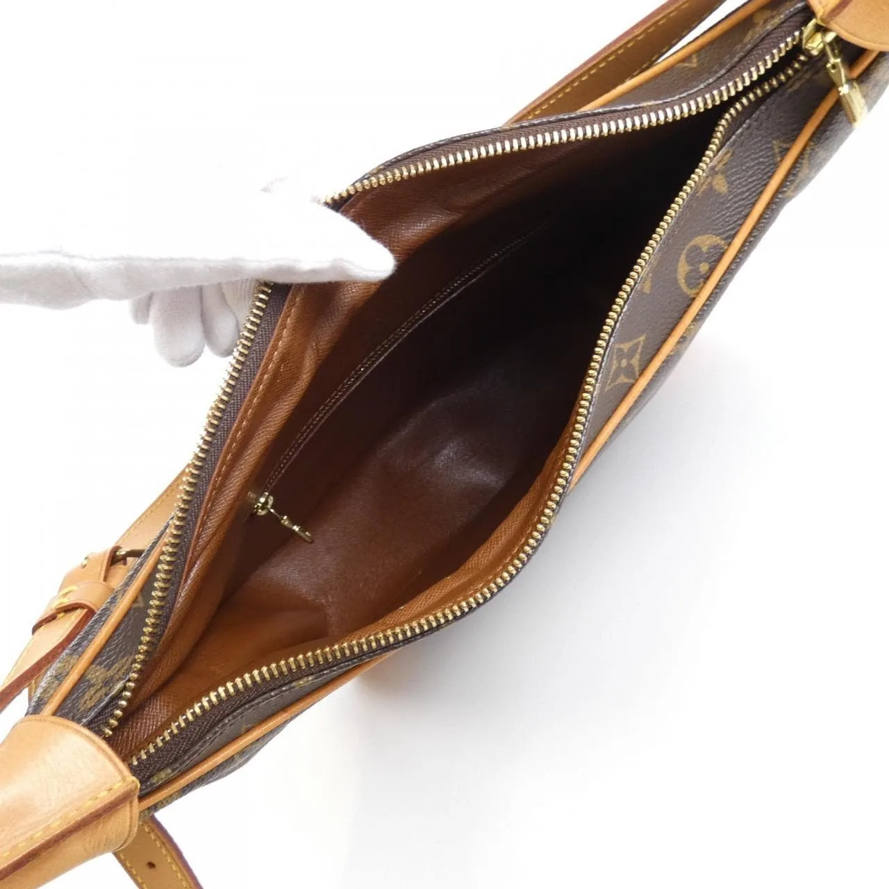 LOUIS VUITTON Boulogne M51265 Shoulder Monogram 黑色 Monogram 中古品B - 縮圖 7