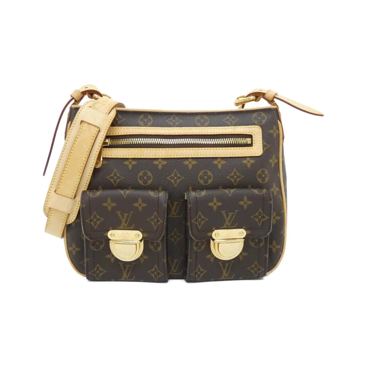 LOUIS VUITTON M40045 Shoulder Monogram Black