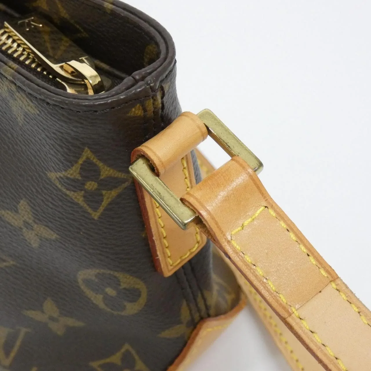 LOUIS VUITTON Trotteur M51240 Shoulder Monogram 黑色 Monogram 中古品A - 縮圖 5