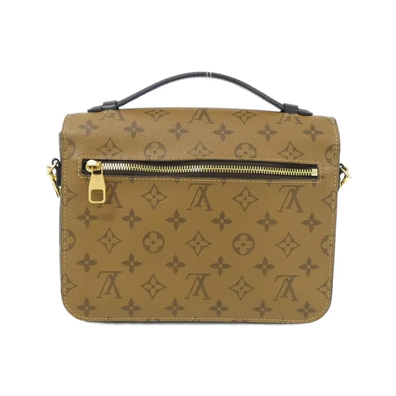 LOUIS VUITTON Pochette M44876 Handbag Monogram 黑色 Monogram 中古品A - 縮圖 2