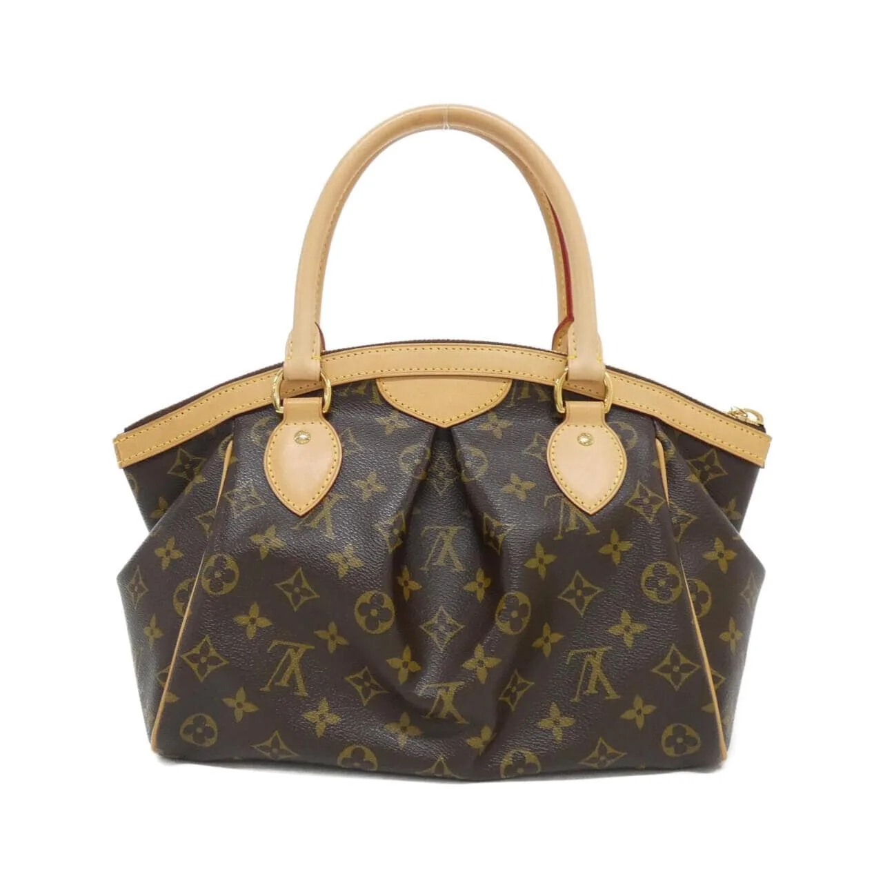 LOUIS VUITTON M40143 Handbag Monogram 黑色 Monogram 中古品A - 縮圖 2