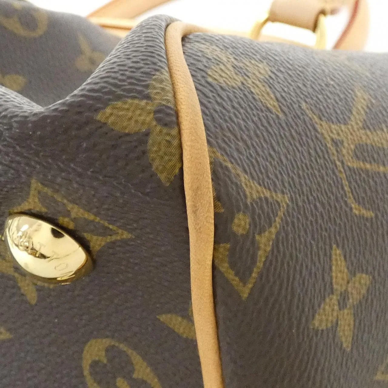 LOUIS VUITTON M40143 Handbag Monogram 黑色 Monogram 中古品A - 縮圖 3