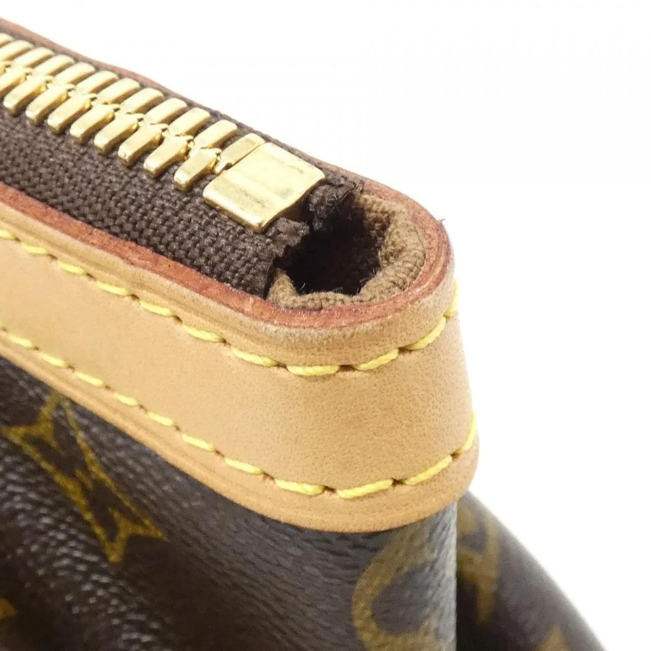 LOUIS VUITTON M40143 Handbag Monogram 黑色 Monogram 中古品A - 縮圖 4