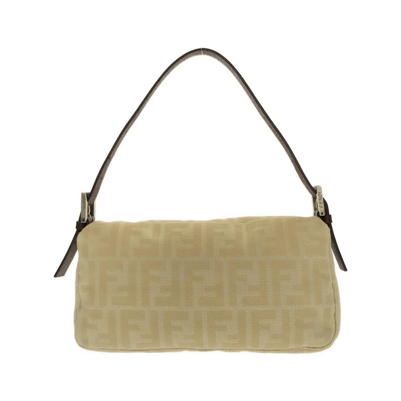 FENDI Baguette 26424 Shoulder Canvas Beige Canvas Rank A - Thumbnail 2