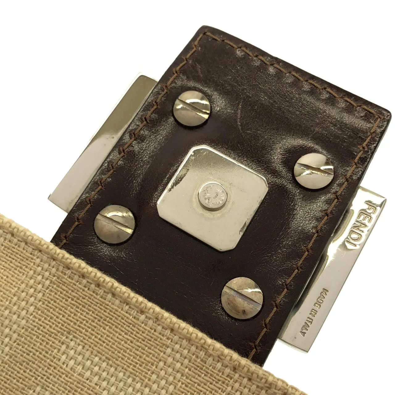 FENDI Baguette 26424 Shoulder Canvas Beige Canvas Rank A - Thumbnail 9