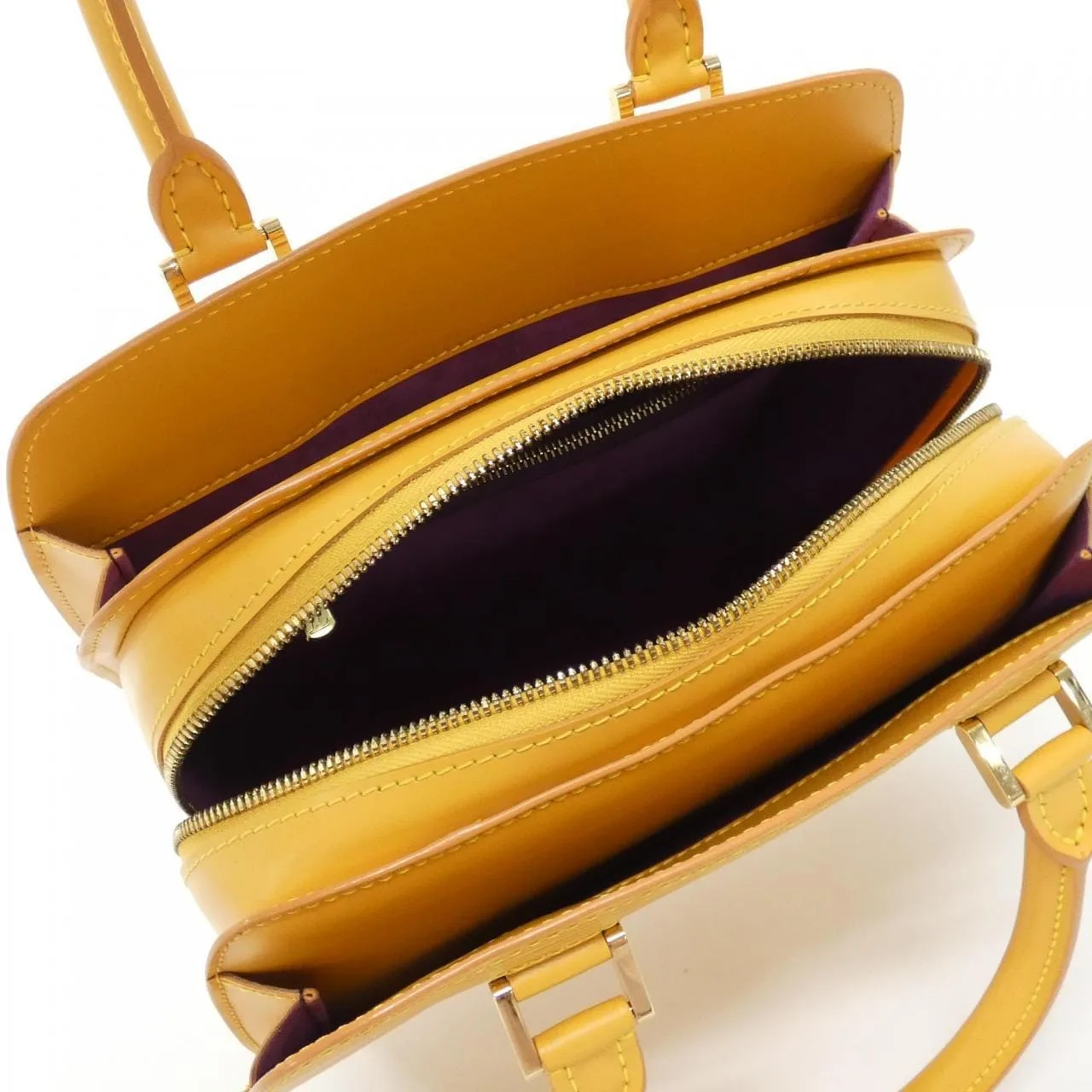 LOUIS VUITTON Pont-Neuf M52059 Handbag Epi 黃色 Epi 中古品A - 縮圖 7