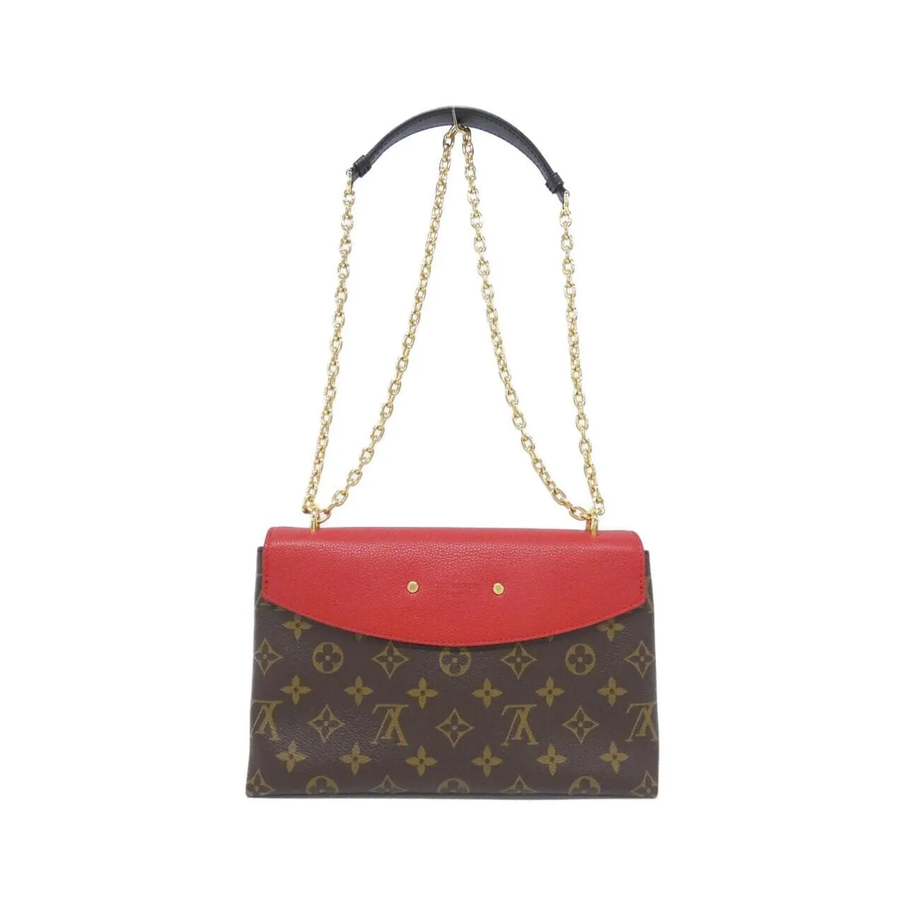 LOUIS VUITTON M43713 Shoulder Monogram 黑色 Monogram 中古品A - 縮圖 2