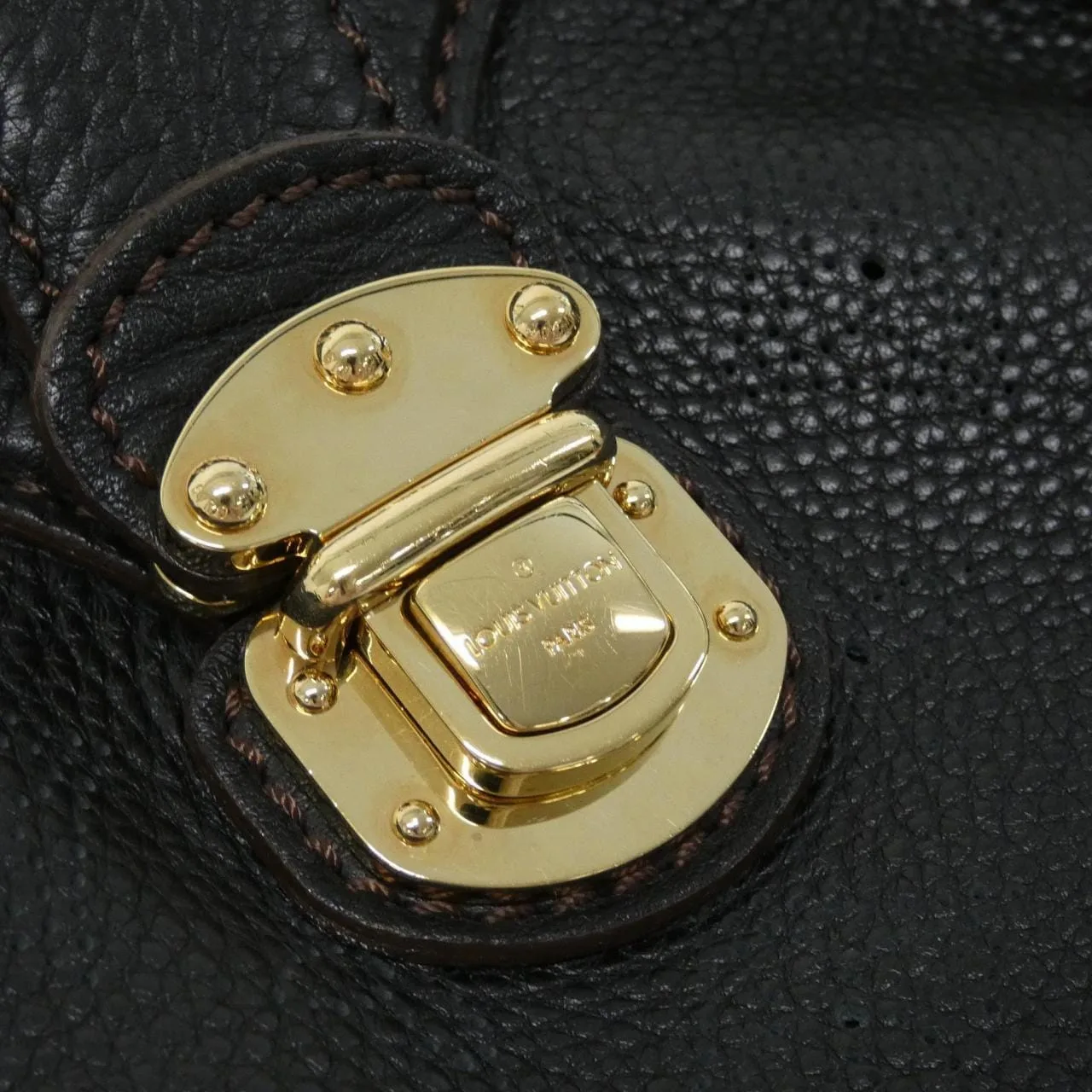 LOUIS VUITTON Mahina M95660 Shoulder Black Rank A - Thumbnail 4