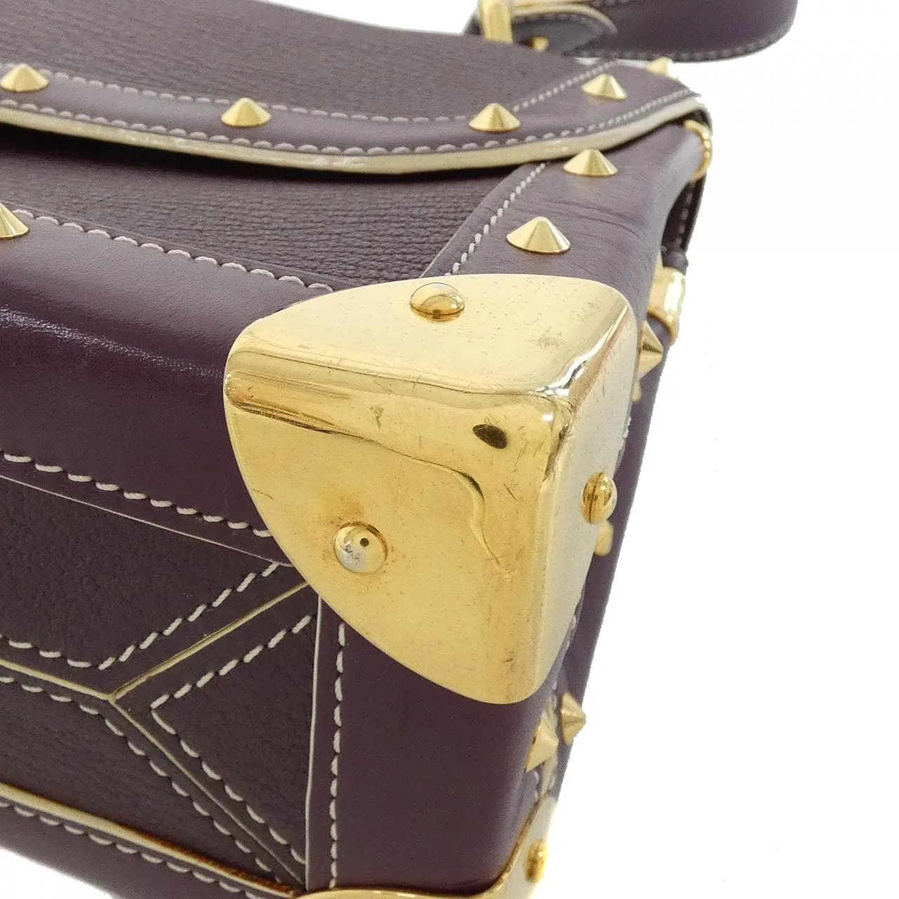 LOUIS VUITTON M91822 Shoulder Leather 黑色 皮革 中古品A - 縮圖 3