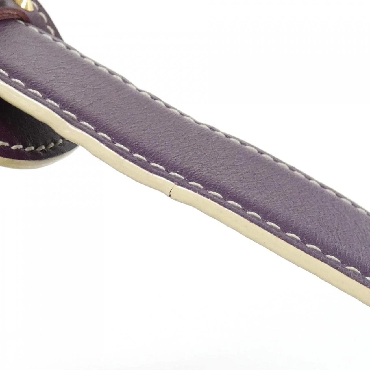 LOUIS VUITTON M91822 Shoulder Leather 黑色 皮革 中古品A - 縮圖 5