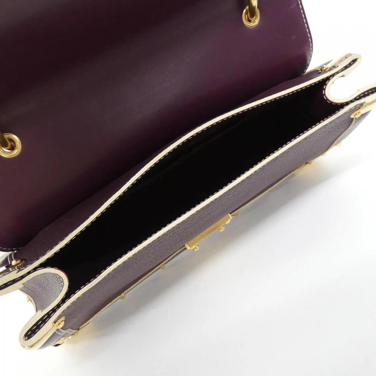 LOUIS VUITTON M91822 Shoulder Leather 黑色 皮革 中古品A - 縮圖 6