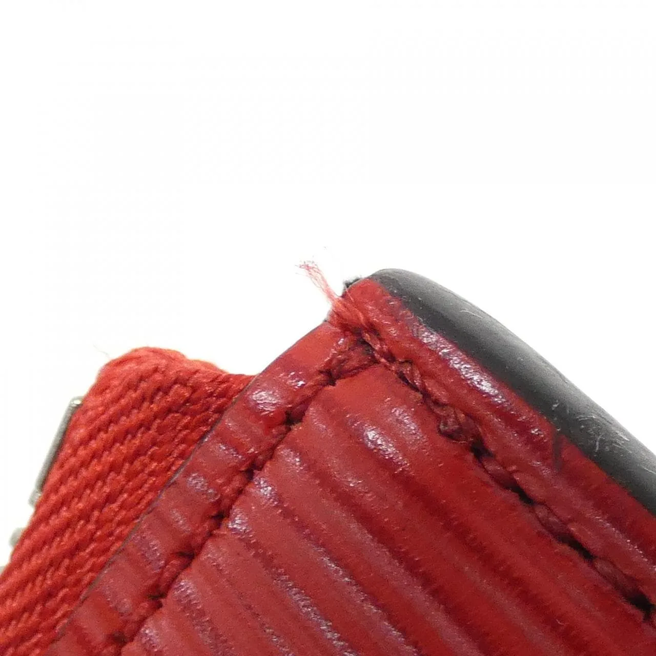 LOUIS VUITTON Pochette M67722 手提包 Epi Rouge Epi 中古品A - 縮圖 4