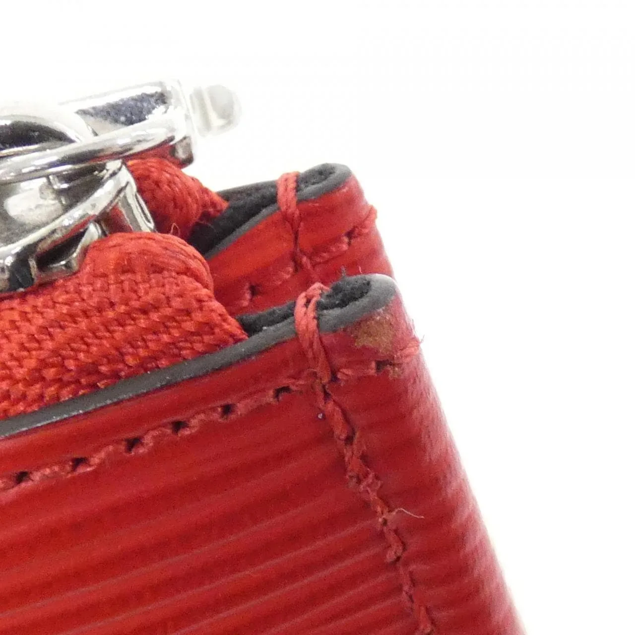 LOUIS VUITTON Pochette M67722 手提包 Epi Rouge Epi 中古品A - 縮圖 8