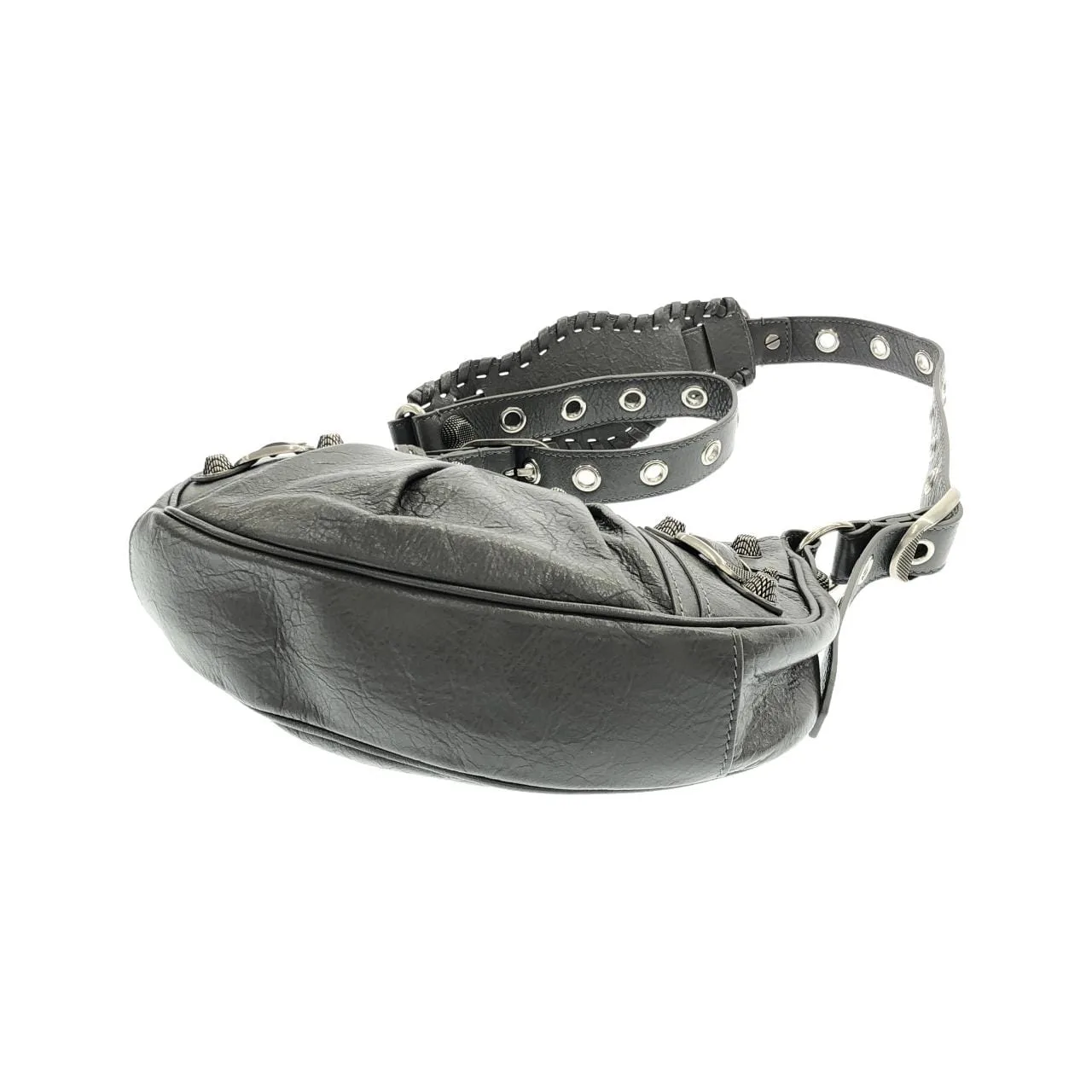 BALENCIAGA Le Cagole 671309 1VG9Y 肩背包 羊皮 黑色 羊皮 中古品A - 縮圖 3