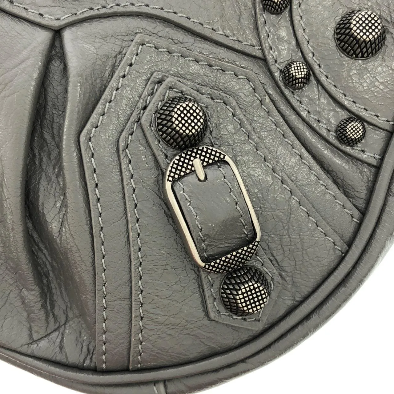 BALENCIAGA Le Cagole 671309 1VG9Y 肩背包 羊皮 黑色 羊皮 中古品A - 縮圖 5