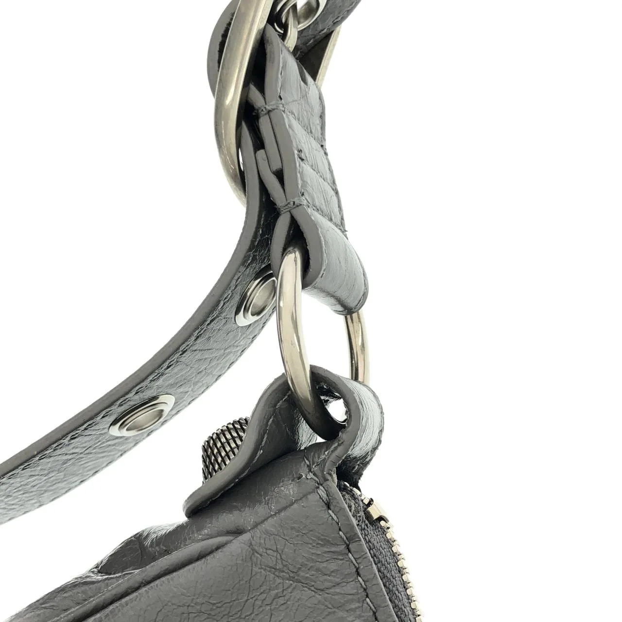 BALENCIAGA Le Cagole 671309 1VG9Y 肩背包 羊皮 黑色 羊皮 中古品A - 縮圖 6