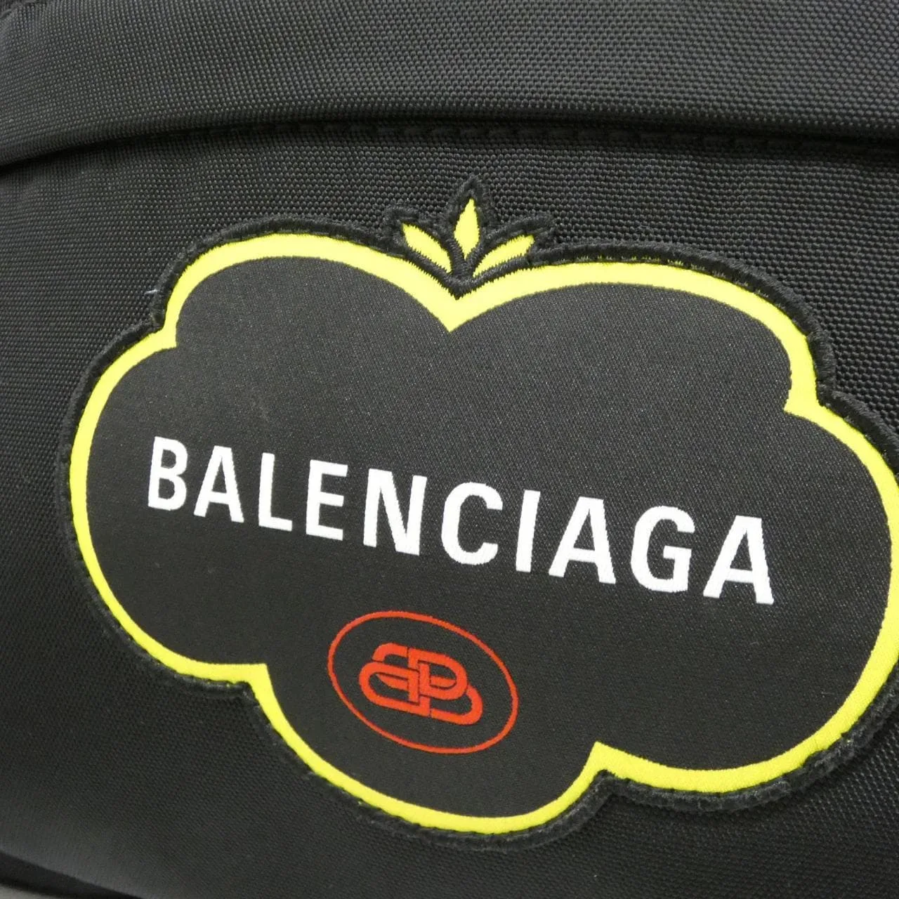 BALENCIAGA 503221 9WBG5 背包 尼龍 黑色 尼龍 中古品A - 縮圖 4