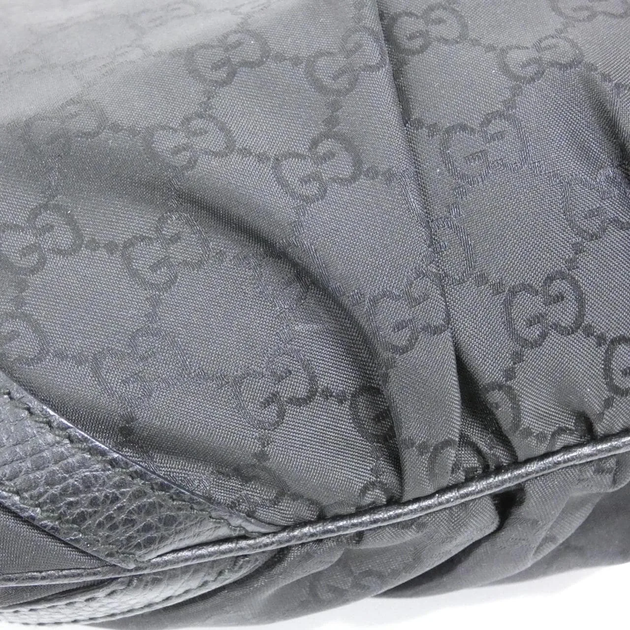 GUCCI 265691 Shoulder Nylon 黑色 尼龍 中古品A - 縮圖 4