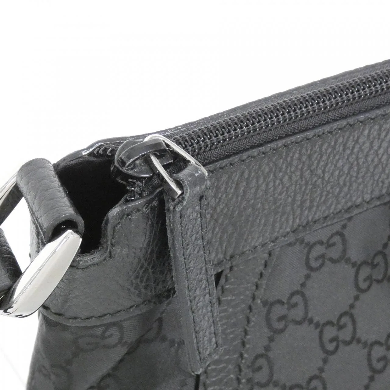 GUCCI 265691 Shoulder Nylon 黑色 尼龍 中古品A - 縮圖 5