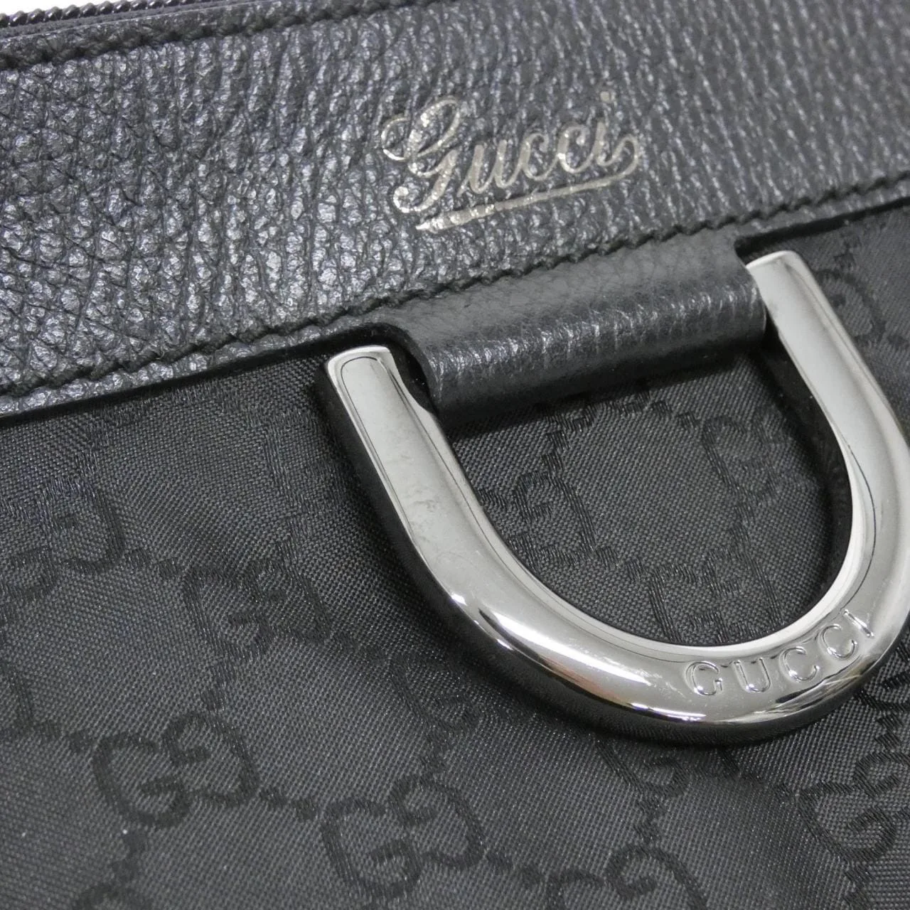 GUCCI 265691 Shoulder Nylon 黑色 尼龍 中古品A - 縮圖 6