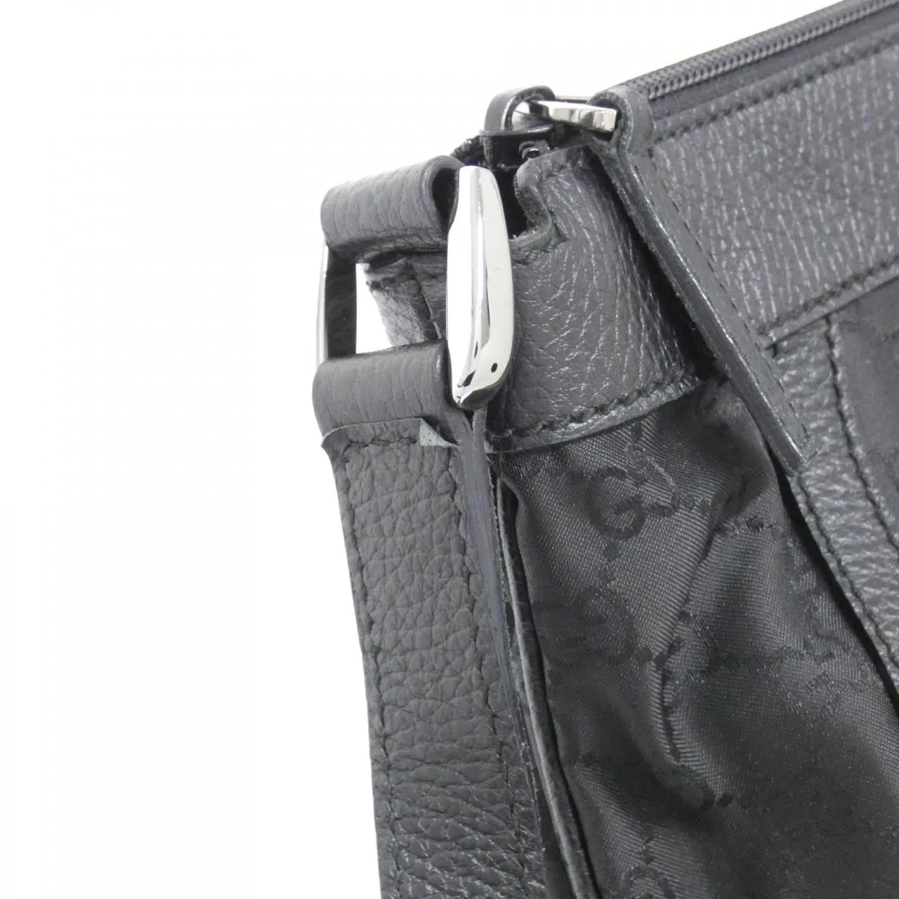 GUCCI 265691 Shoulder Nylon 黑色 尼龍 中古品A - 縮圖 7