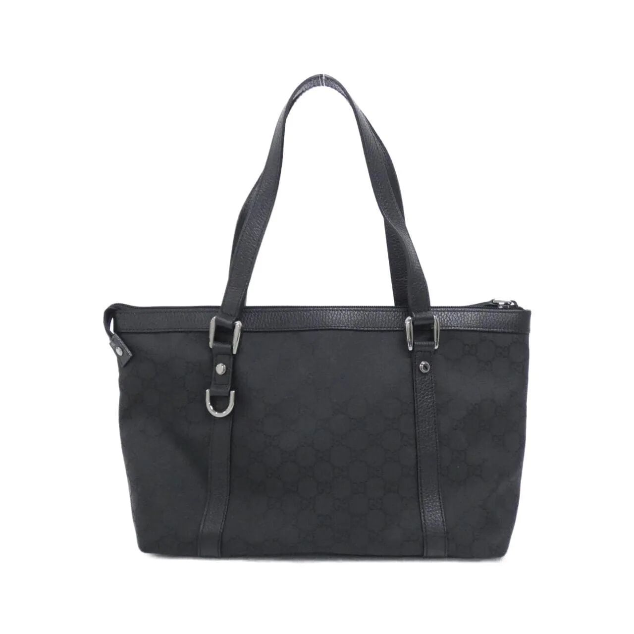 GUCCI 268640 Handbag Nylon 黑色 尼龍 中古品A - 縮圖 2