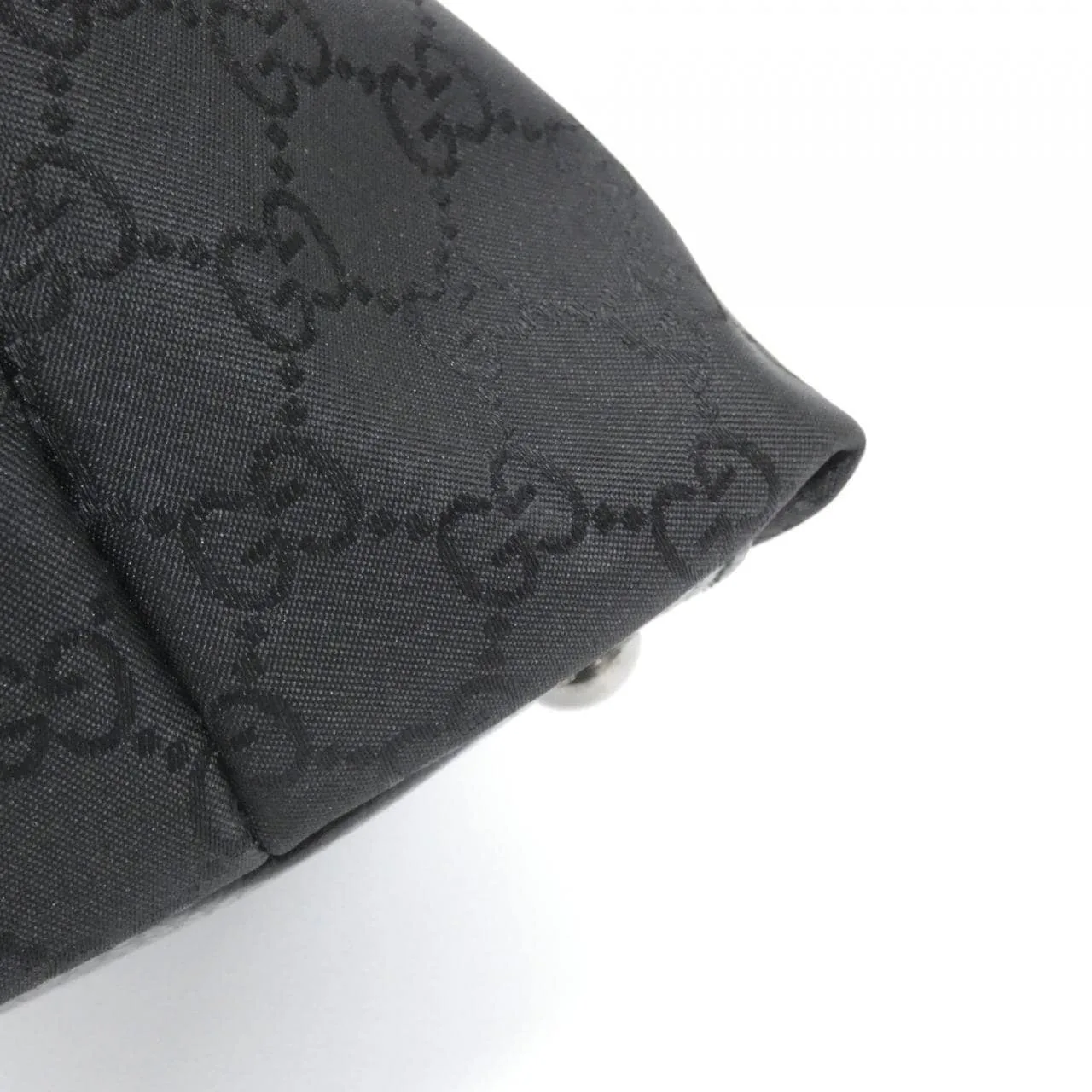 GUCCI 268640 Handbag Nylon 黑色 尼龍 中古品A - 縮圖 5