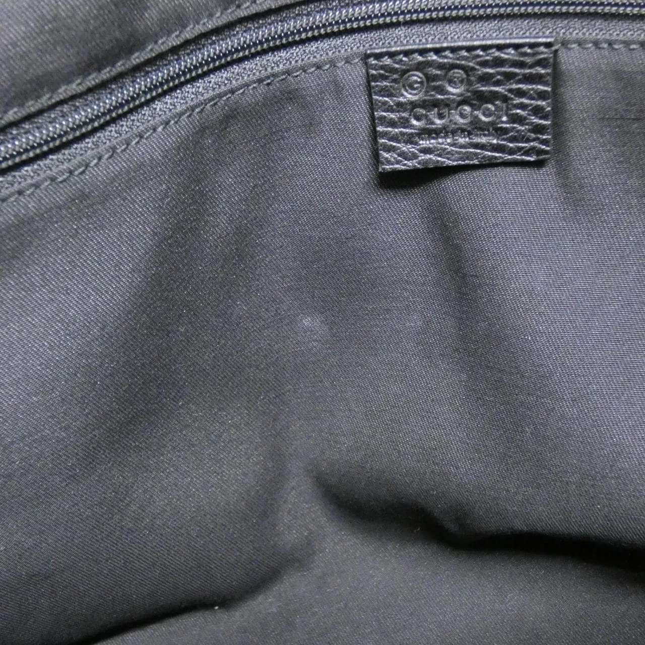 GUCCI 268640 Handbag Nylon 黑色 尼龍 中古品A - 縮圖 9