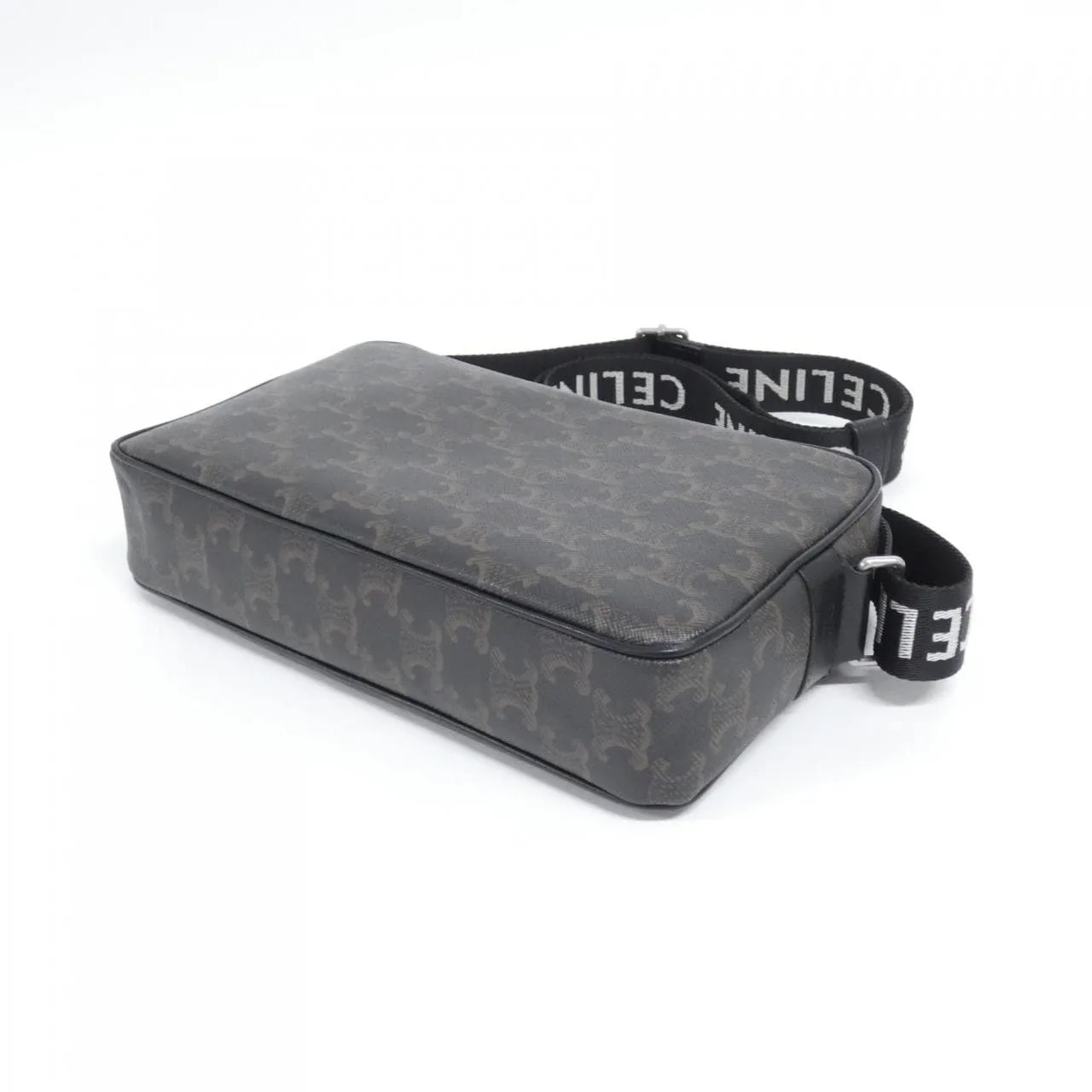 CELINE 197202DND Shoulder Canvas Black Canvas Rank A - Thumbnail 2