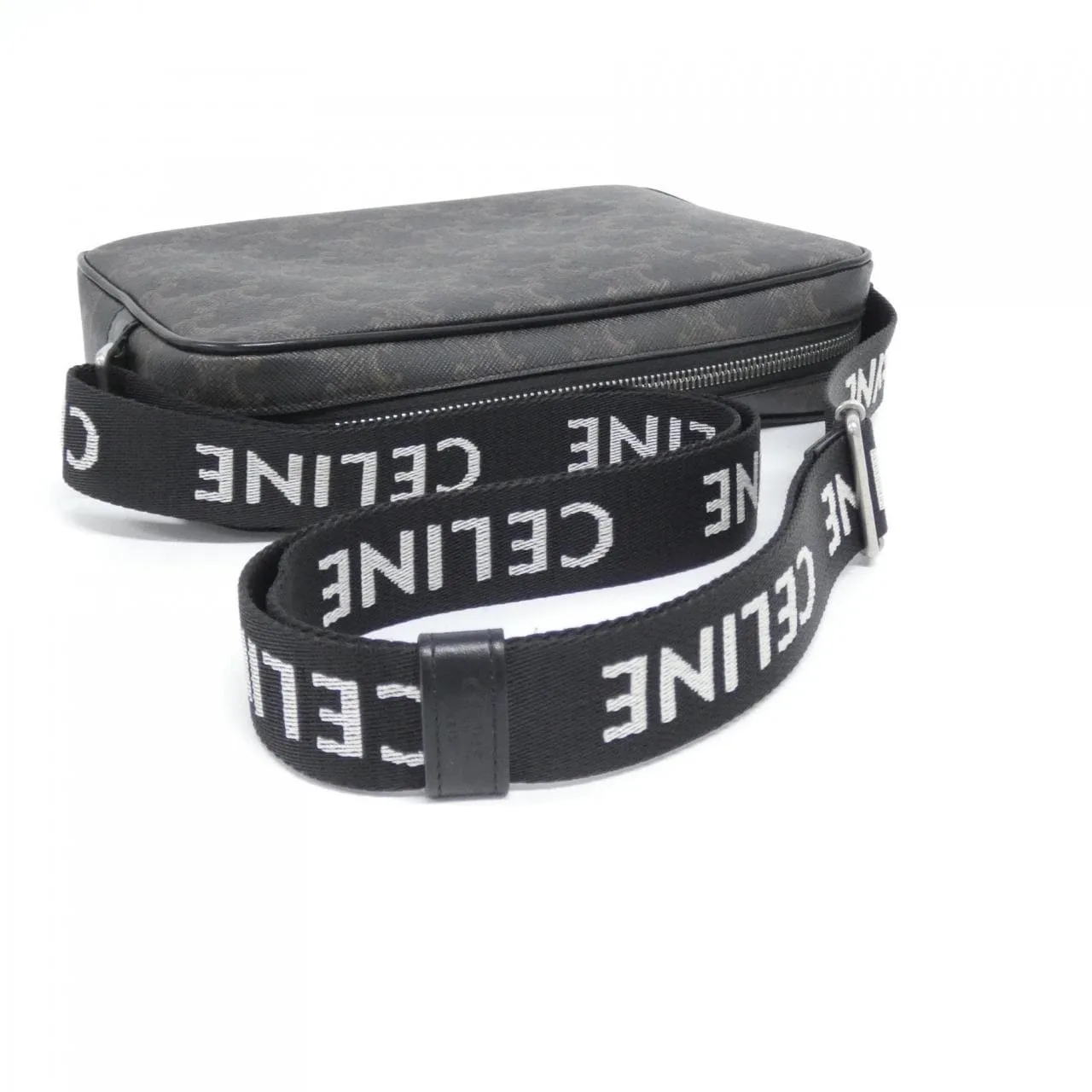 CELINE 197202DND Shoulder Canvas Black Canvas Rank A - Thumbnail 6