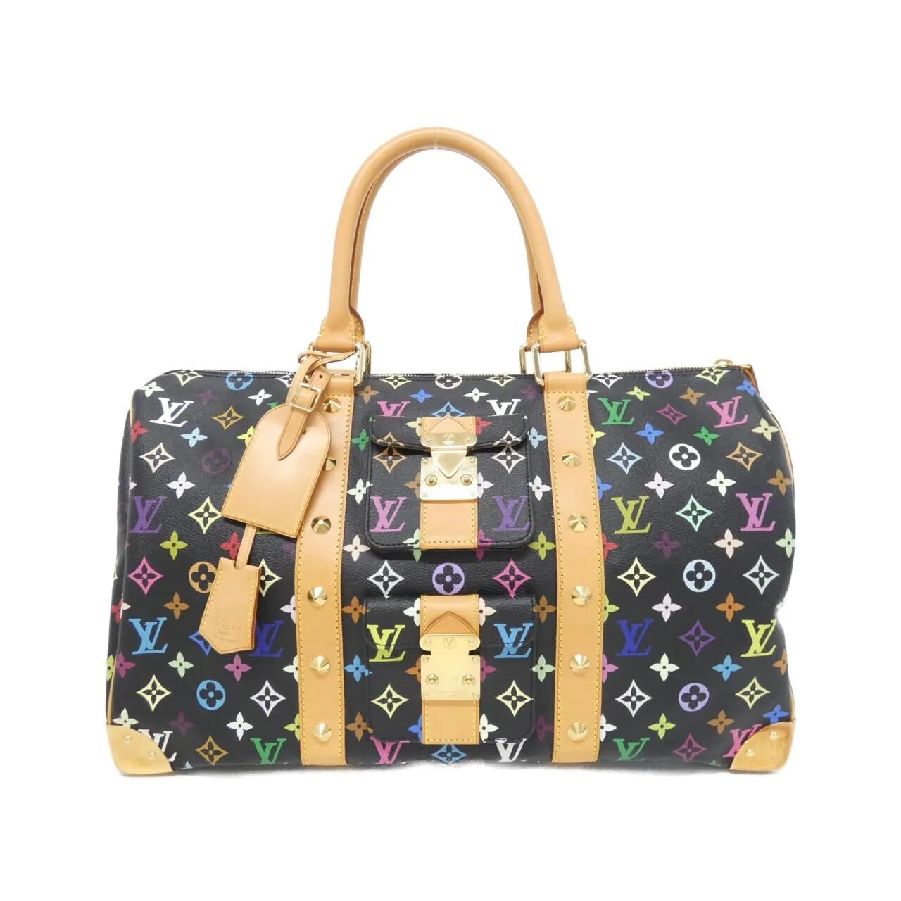 LOUIS VUITTON Keepall M92640 Boston Canvas Multicolor