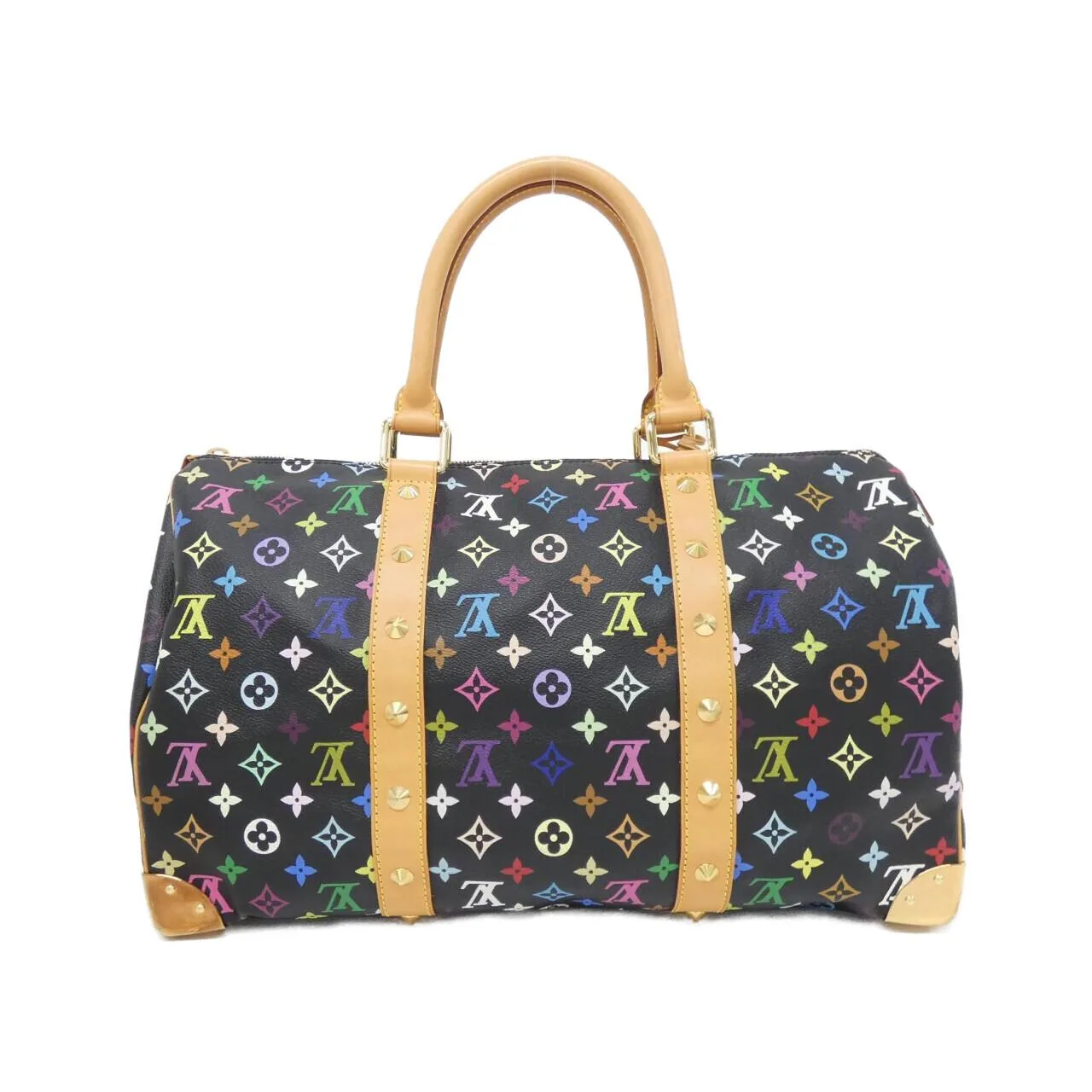 LOUIS VUITTON Keepall M92640 Boston Canvas Multicolor 帆布 中古品A - 縮圖 2
