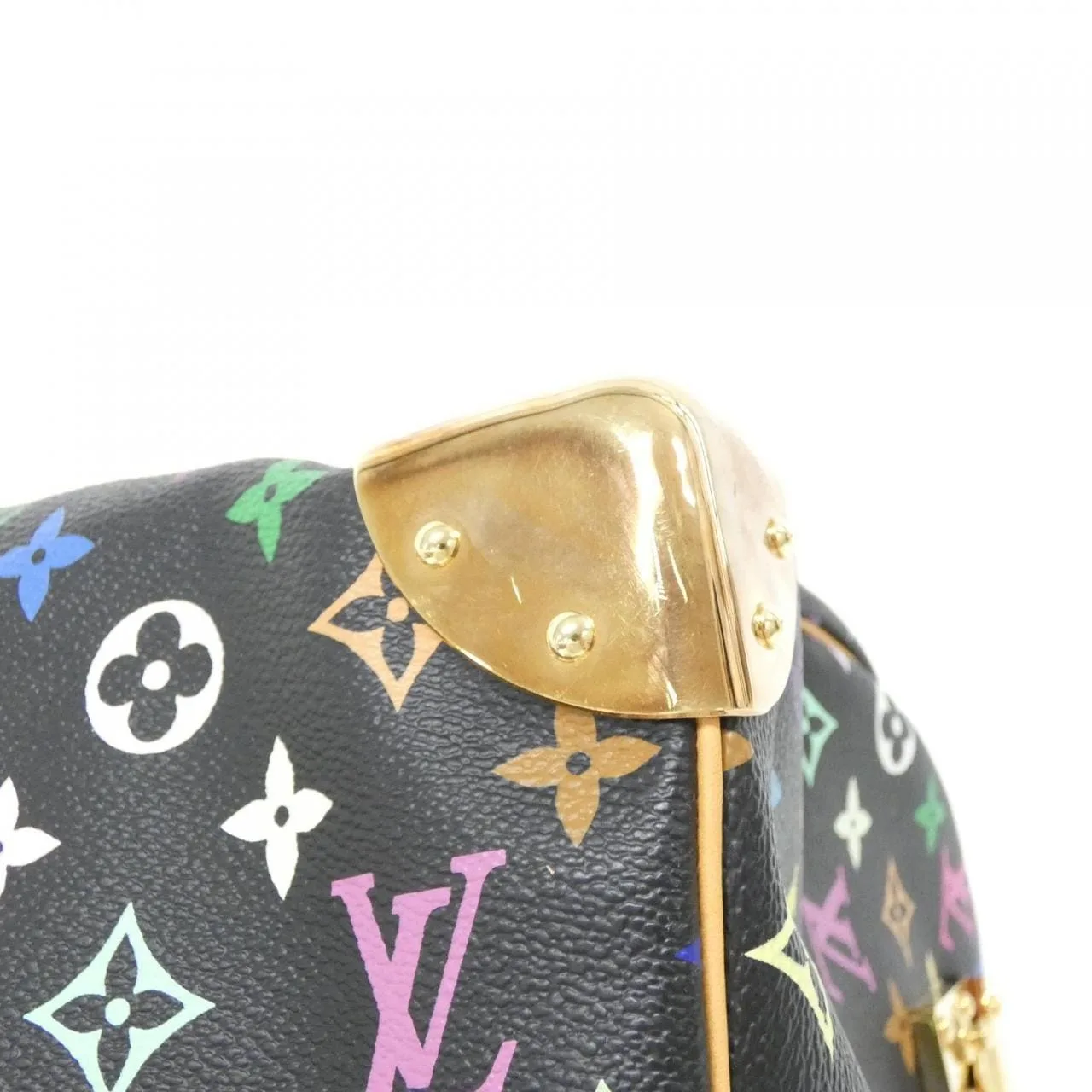 LOUIS VUITTON Keepall M92640 Boston Canvas Multicolor 帆布 中古品A - 縮圖 3