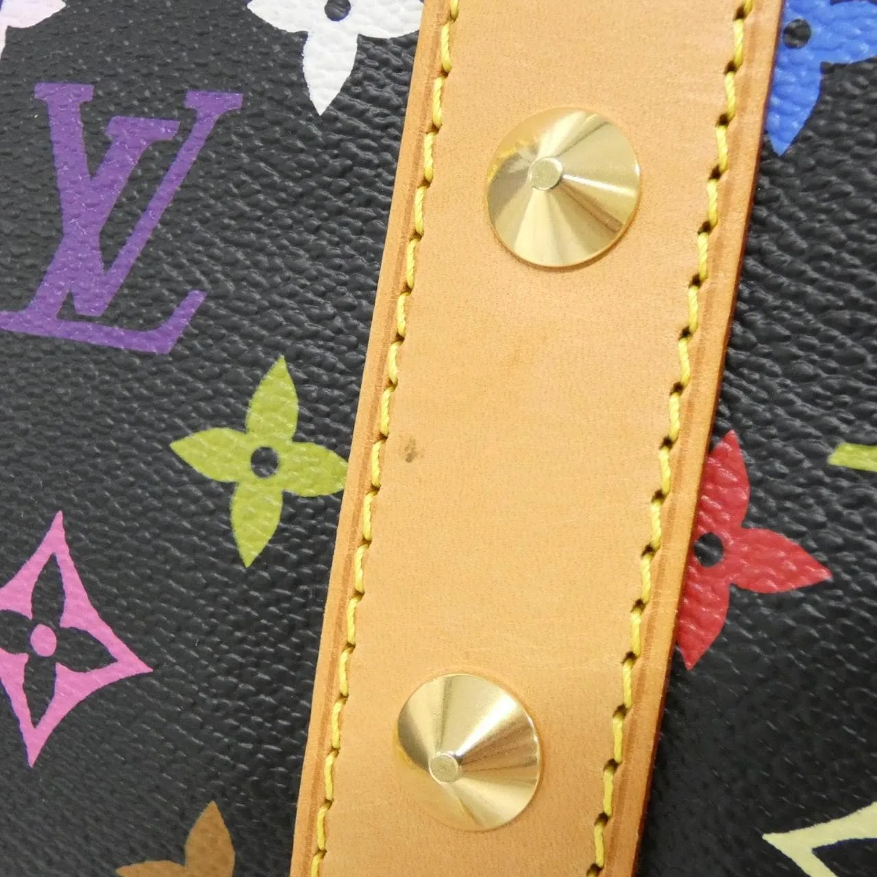 LOUIS VUITTON Keepall M92640 Boston Canvas Multicolor 帆布 中古品A - 縮圖 4