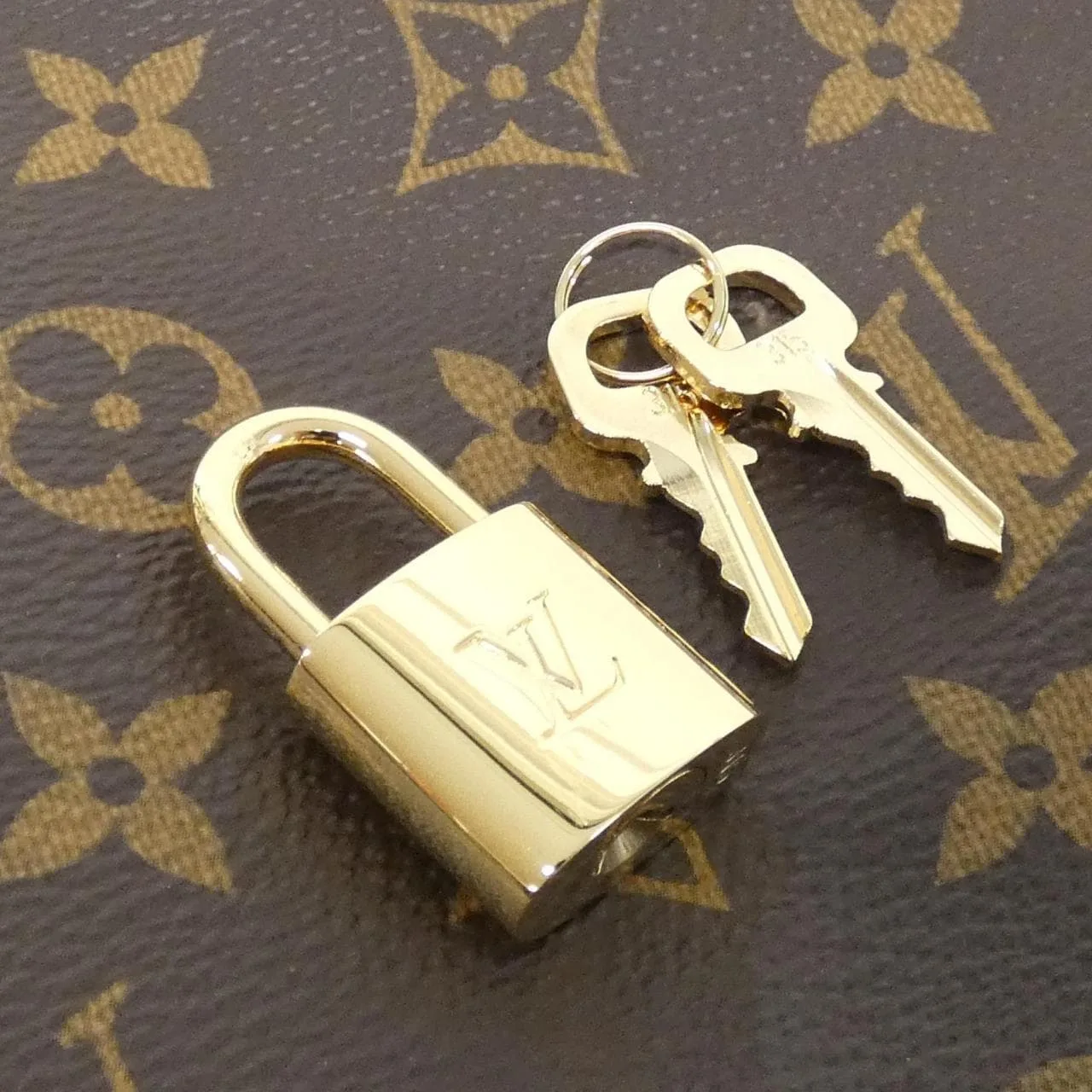 LOUIS VUITTON Speedy M46977 Boston Monogram 黑色 Monogram 中古品A - 縮圖 3