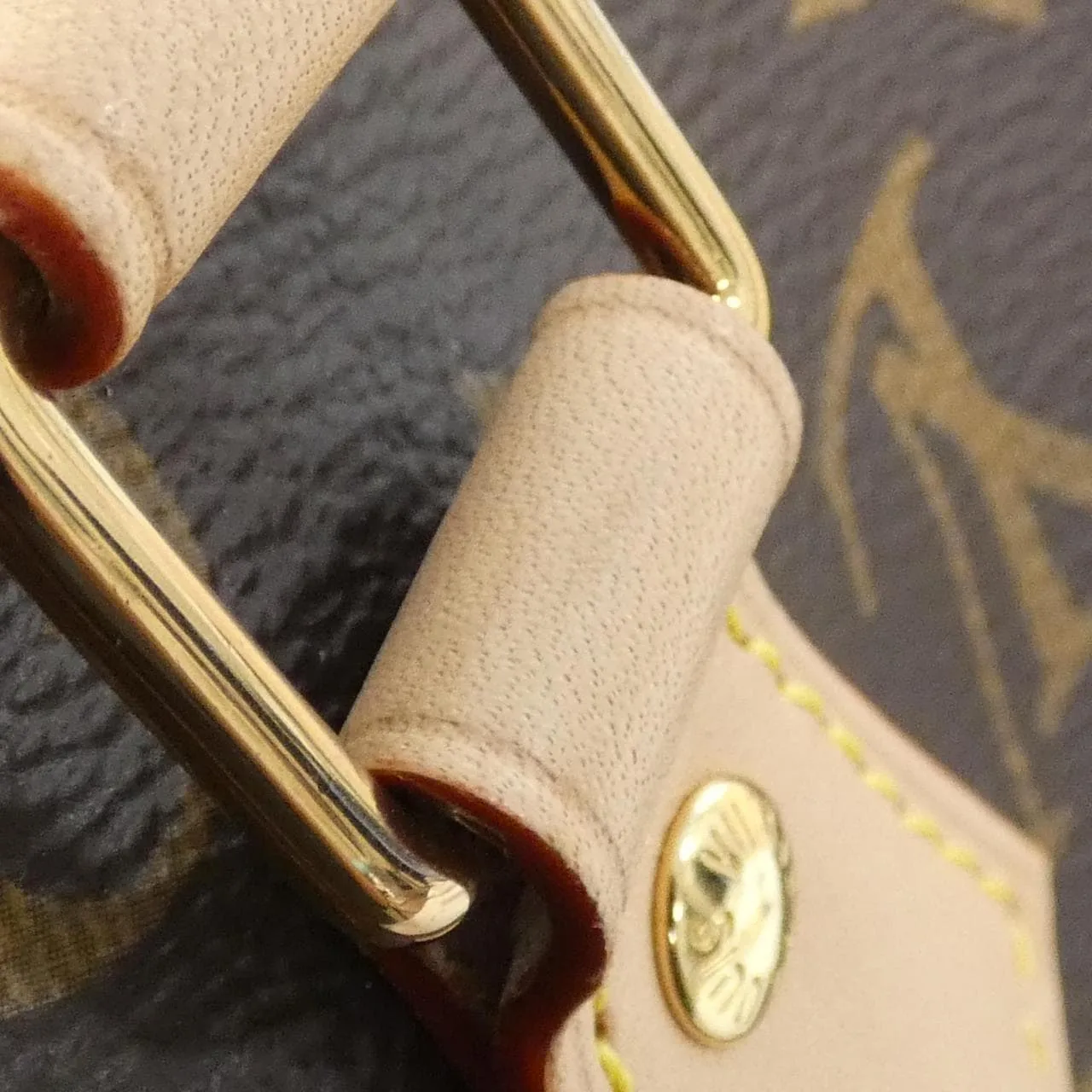 LOUIS VUITTON Speedy M46977 Boston Monogram 黑色 Monogram 中古品A - 縮圖 5